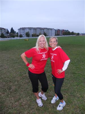 Ms. Coleman and I at the Hawk Hustle 